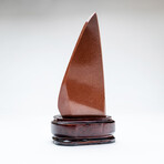 Genuine Polished Goldstone Point On Base // Ver. 2