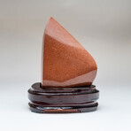 Genuine Polished Goldstone Point On Base // Ver. 1