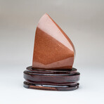 Genuine Polished Goldstone Point On Base // Ver. 1