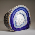 Genuine Blue Agate Geode