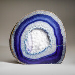 Genuine Blue Agate Geode