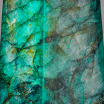 Large Genuine Polished Chrysocolla Obelisk