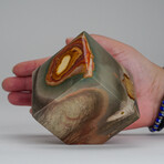 Genuine Polished Polychrome Jasper Cube