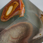 Genuine Polished Polychrome Jasper Cube