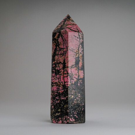 Genuine Polished Imperial Rhodonite Point