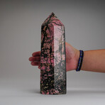 Genuine Polished Imperial Rhodonite Point