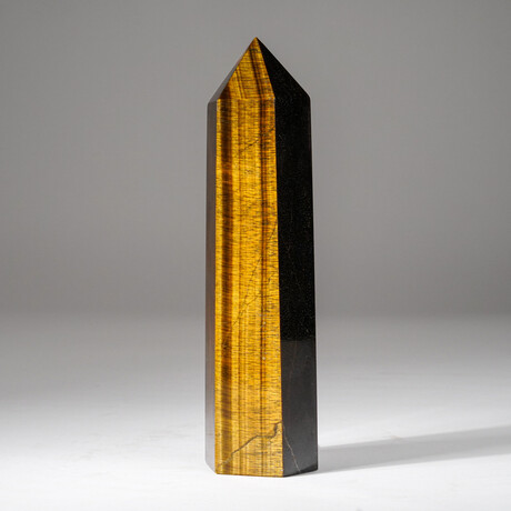 Genuine Polished Tiger Eye Obelisk // Ver. 1