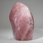 Genuine Polished Rose Quartz Freeform