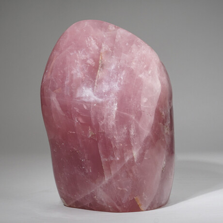 Genuine Polished Rose Quartz Freeform