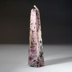 Genuine Polished Pink Opal Obelisk