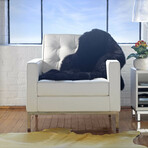 Geneva Cowhide Rug // 6' X 7' (Black)