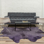 Geneva Cowhide Rug // 6' X 7' (Black)