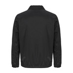 Zip Front Light Jacket // Black (XL)