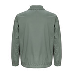 Zip Front Light Jacket // Green (3XL)