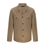 Ricky Shirt Jacket // Camel (XL)