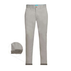 Cotton Stretch Slim-Fit Chinos // LA Gray (34WX32L)