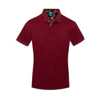 Solid Polo // Burgundy (L)
