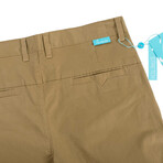 Cotton Stretch Slim-Fit Chinos // Cappuccino (34WX32L)