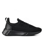 Jasper Knitwear Lace-Up Men's Sneakers // Black (Euro: 39)