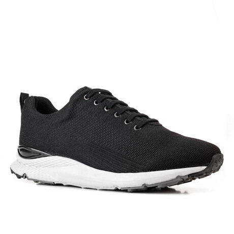 Thaddeus Knitwear Lace-Up Men's Sneakers // Black (Euro: 39)