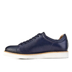 Frederic Genuine Leather Lace Up Men's Casual Shoes // Navy (Euro: 43)