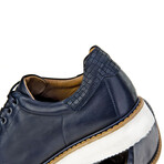 Frederic Genuine Leather Lace Up Men's Casual Shoes // Navy (Euro: 43)