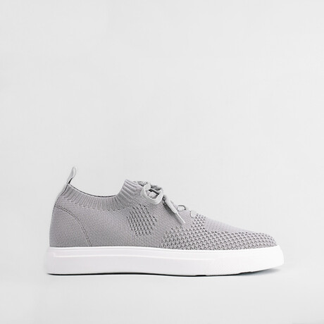 Emet Knitwear Lace-Up Men's Sneakers // Gray (Euro: 39)