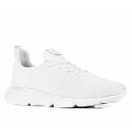 Wyatt Knitwear Lace-Up Men's Sports Shoes // White (Euro: 43)