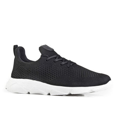 Wyatt Knitwear Lace-Up Men's Sneakers // Black (Euro: 39)