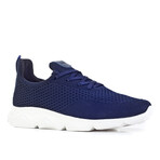 Wyatt Knitwear Lace-Up Men's Sports Shoes // Navy (Euro: 40)