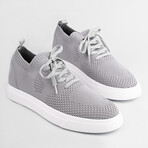 Emet Knitwear Lace-Up Men's Sneakers // Gray (Euro: 44)