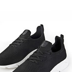Wyatt Knitwear Lace-Up Men's Sneakers // Black (Euro: 39)
