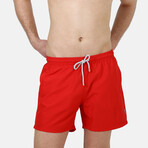Dravevn Swim Shorts // Red (L)