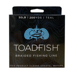 Toadfish Braided Line // 30LB 200 Yards // Teal