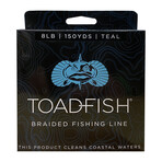 Toadfish Braided Line // 8LB 150 Yards // Teal