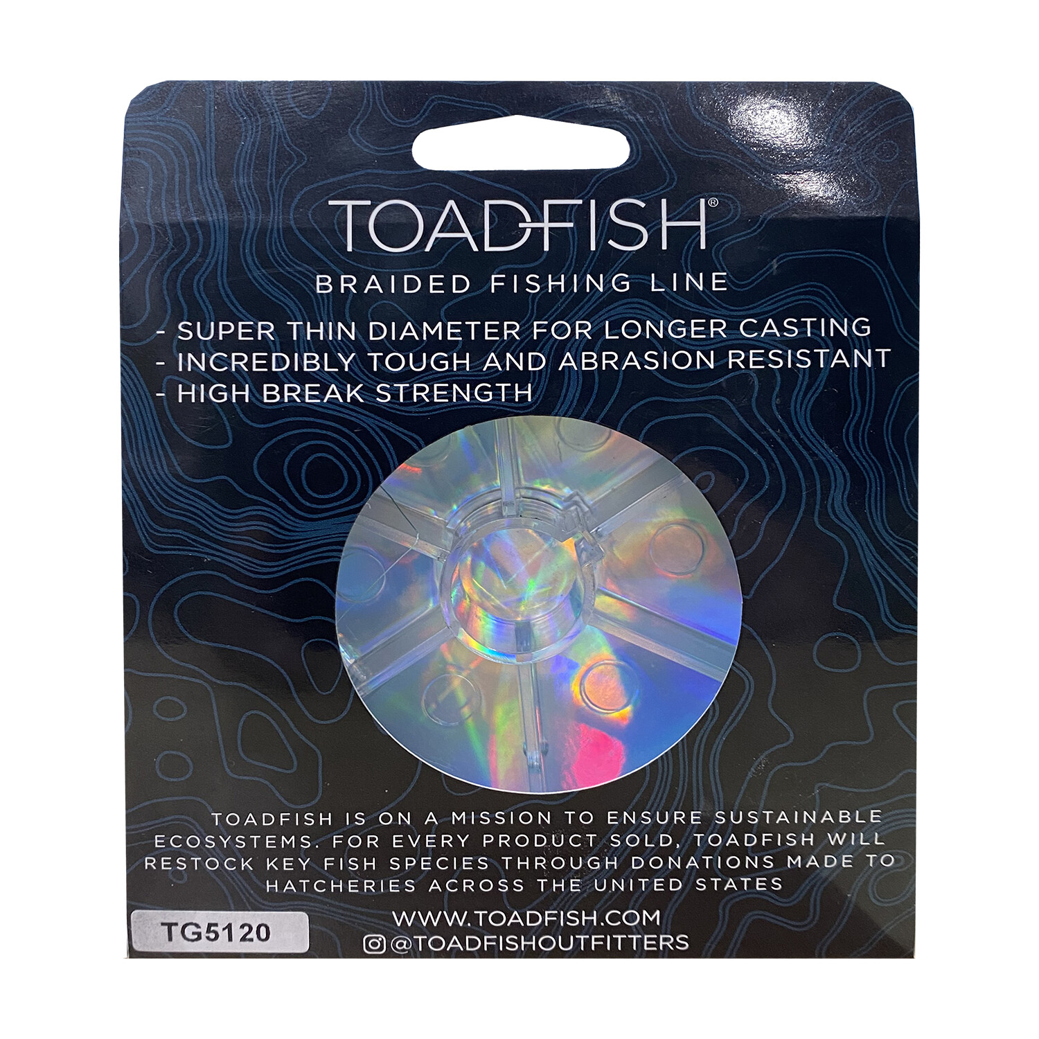 Toadfish Braided Line // 20LB 150 Yards // Teal - Toadfish Outfitters  PERMANENT STORE - Touch of Modern