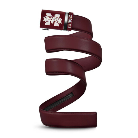 Mississippi State Belt // Maroon (Small // 28"-32" Waist)
