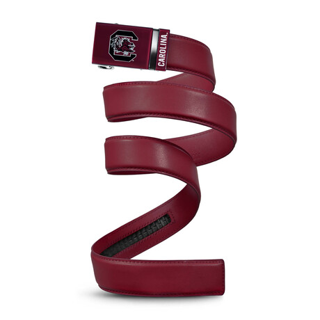 South Carolina Gamecocks Cardinal Belt // Red (Small // 28"-32" Waist)