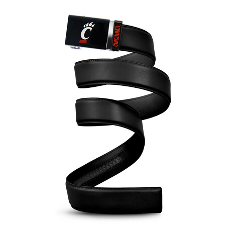Cincinnati Bearcats Belt // Black (Small // 28"-32" Waist)