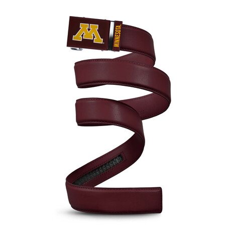 Minnesota Golden Gopher Belt // Maroon (Small // 28"-32" Waist)