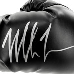 Mike Tyson // Black Everlast Boxing Glove // Signed