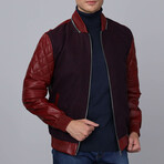 Mendoza Leather Jacket // Bordeaux (XL)
