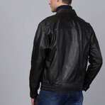 Bariloche Leather Jacket // Brown Zig (XL)
