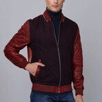 Mendoza Leather Jacket // Bordeaux (S)