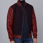 Mendoza Leather Jacket // Bordeaux (2XL)