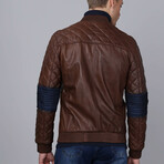 Calypso Leather Jacket // Chestnut (L)