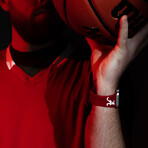 Alabama Crimson Tide Silicone Apple Watch Band // Crimson (38/40/41mm + Short Band)