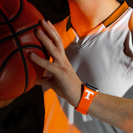 Tennessee Volunteers Silicone Apple Watch Band // Orange (38/40/41mm + Short Band)
