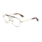 Unisex 0053-J5G Optical Frames // Gold