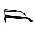 Unisex 7037-S-Y6C-E4 Sunglasses // Black + Black Crystal